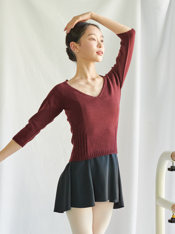 GM_AW133 Knit V-neck Top (针织服V领抹胸)