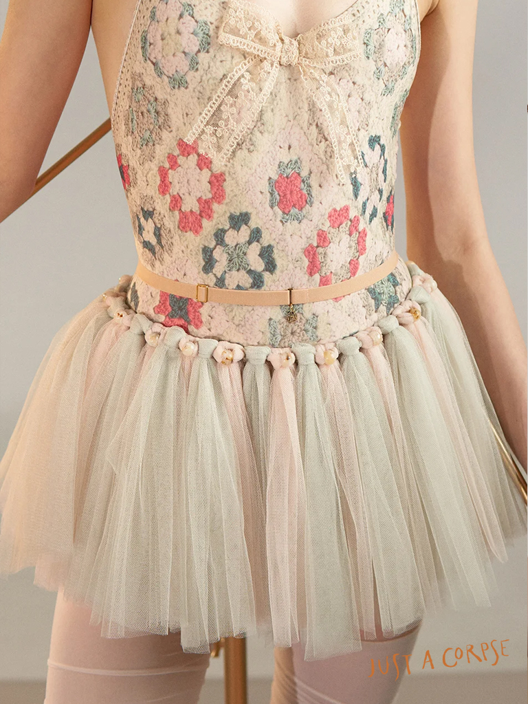 JAC_POUPEE TUTU 珠饰芭蕾舞短裙